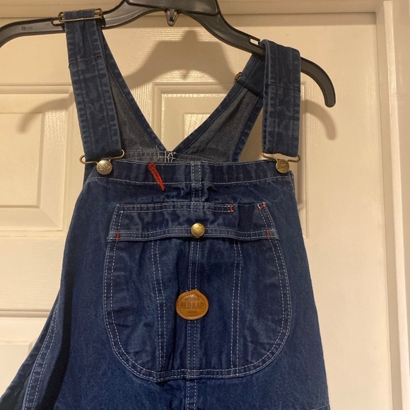 Red Kap Blue Denim Overalls Men’s Size 40x32 - Picture 4 of 11